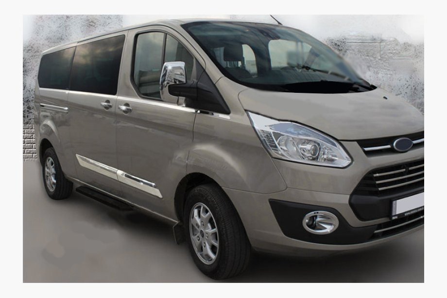 Ford Custom 2013-2022 Listwy drzwiowe OmsaLine (5 szt, stal nierdzewna) Image