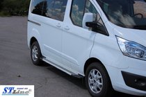 Ford Custom 2013-2022 Progi Boczné King (2 szt., Aluminium) Długa Baza zdjęcia 3