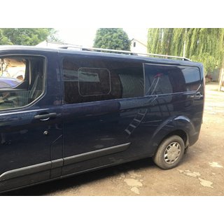 Relingi dachowe Skyport (2 szt, szary mat) Ford Custom 2013-2022 zdjęcia 3