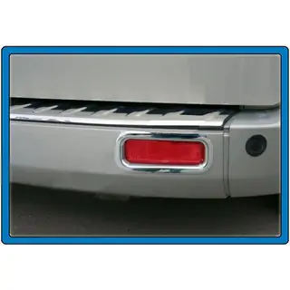 Obramowanie tylnych odblaskow (2 szt, stal nierdzewna) Ford Custom 2013-2022 zdjęcia 1