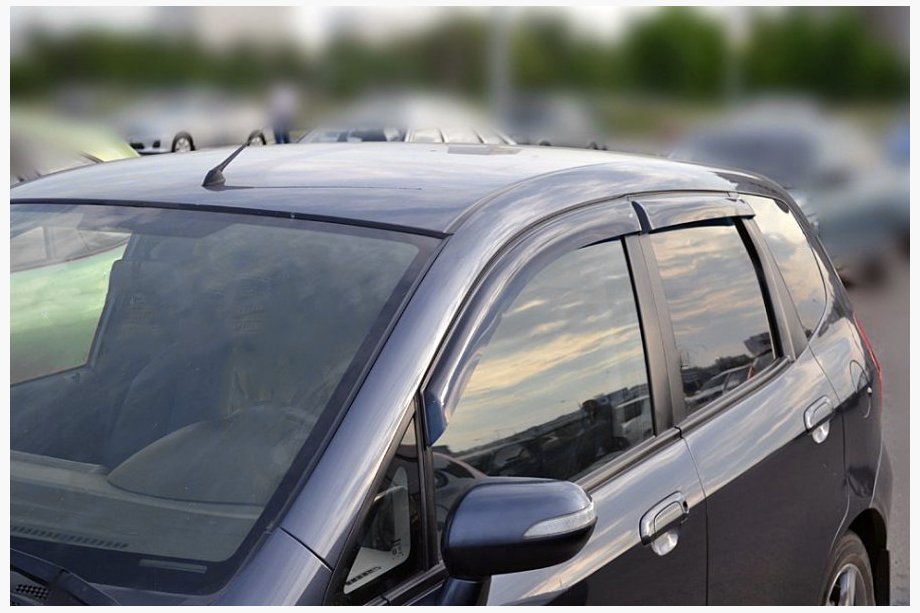 Honda FIT/Jazz 2009-2013 Deflektory Okien (4 szt, SIM) Image