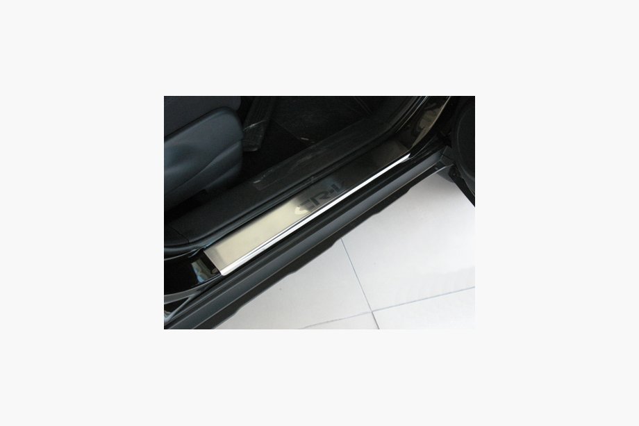 Honda CRV 2001-2006 Nakładki progowe Natanika Premium (4 szt, stal nierdzewna) Image
