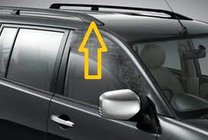 Mitsubishi Pajero Wagon III 1999-2006 Relingi Dachowe Oryginalny Design (2 szt.) zdjęcia 2