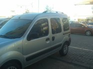 Renault Kangoo 1998-2008 Relingi Dachowe Chromowane Podstawa standardowa, plastikowe stopki zdjęcia 3