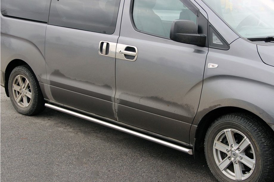 Hyundai H300, H1, Starex 2008-2020 Rury Boczne BB001 (2 szt., Stal Nierdzewna) Image