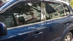 Hyundai Tucson JM 2004- Listwy Ozdobne Szyb Stal Nierdzewna (4 szt) zdjęcia 3