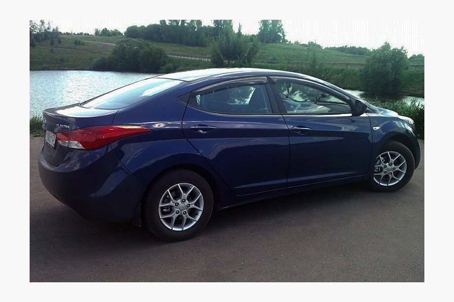 Hyundai Elantra (MD/UD) 2011-2015 Deflektory Okien (4 szt, Cobra) Image