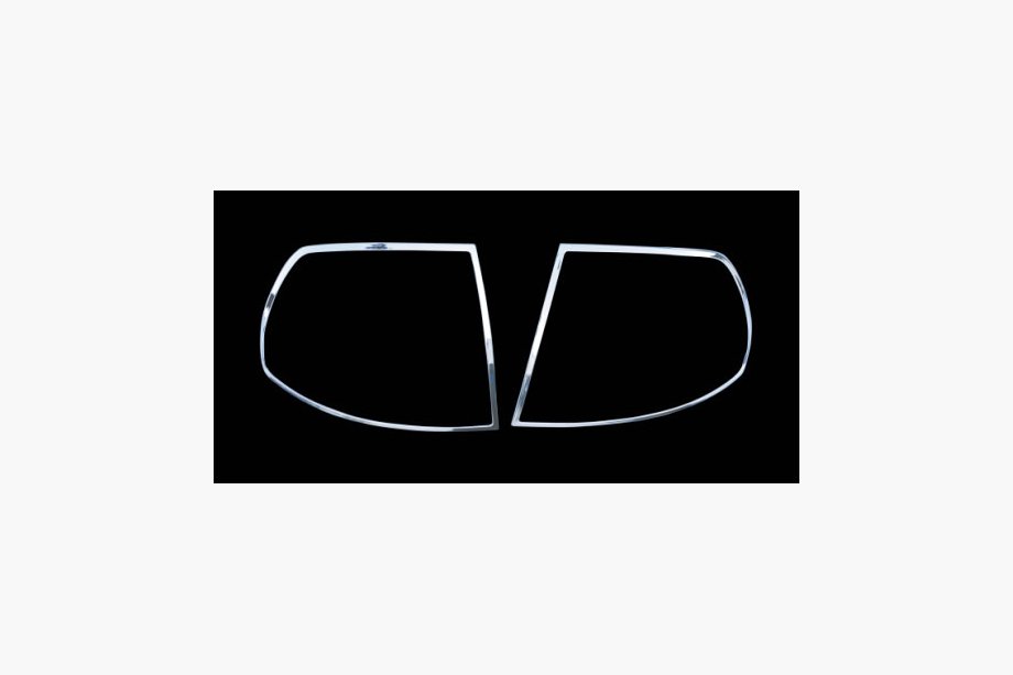 Hyundai Accent 2006-2010 Chromowane Nakladki na Lampy Tylne (2 szt, plastik) Image