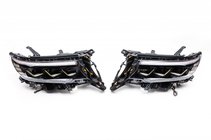 Toyota Land Cruiser Prado 150 2009-2023 Reflektory Przednie Lexus-Design-3-LED V1 (2017+, Zestaw 2 szt.) zdjęcia 1