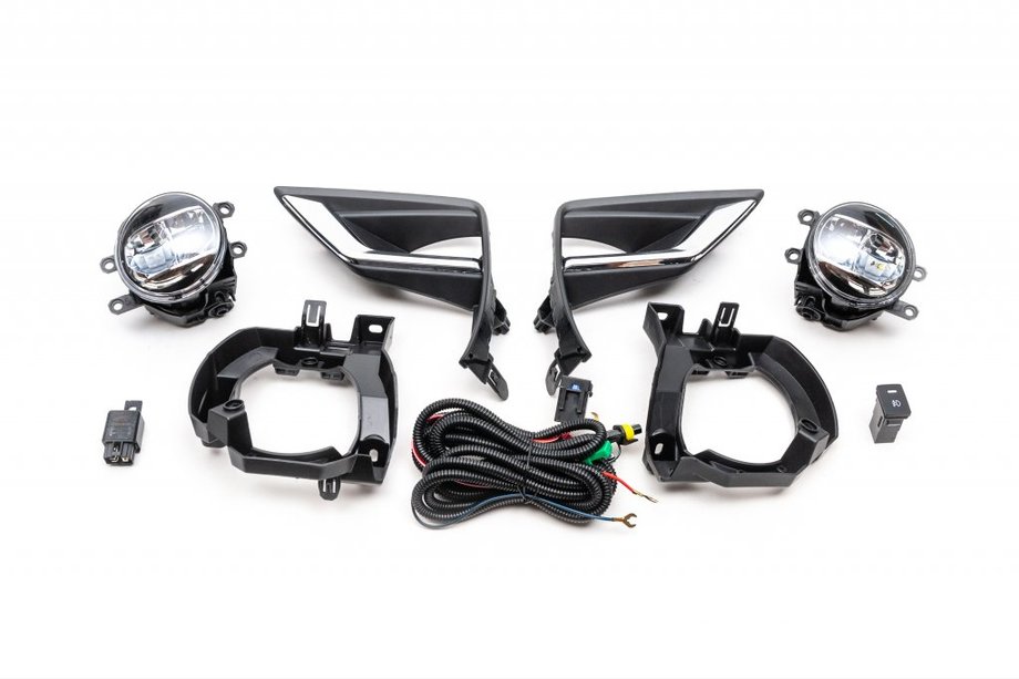 Toyota Land Cruiser Prado 150 2009-2023 Lampy Przeciwmgielne LED z Uchwytami (2 szt., 2017+) Image
