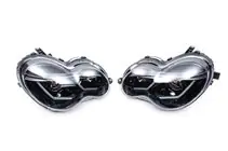 Mercedes C-class W203 2000-2007 Reflektory przednie z LED światłami do jazdy dziennej (2 szt.) zdjęcia 9