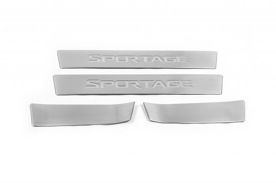 Kia Sportage 2010-2015 Nakładki progowe OmsaLine (4 szt., stal nierdzewna) Zdjęcia 1