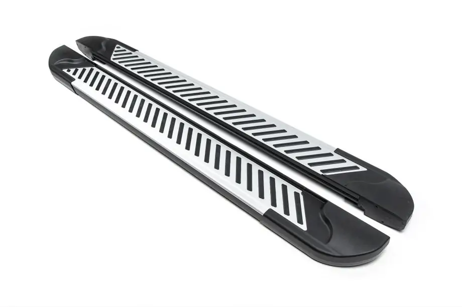 Volkswagen Caddy 2004-2010 Progi Boczne Line (2 szt., Aluminium) Image