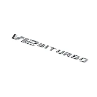 Emblemat V12 Biturbo Chrom zdjęcia 1