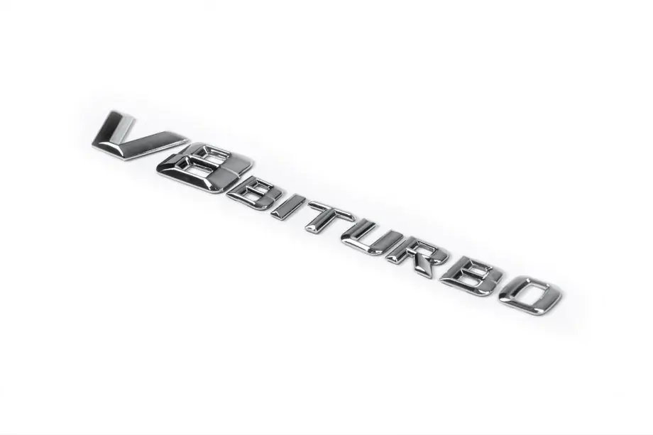 Mercedes S-class W221 2005-2013 Emblemat V8 Biturbo Chrom Image