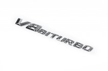 Mercedes X class 2017-2020 Emblemat V8 Biturbo Chrom zdjęcia 1