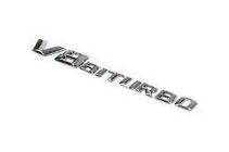 Mercedes S-class W221 2005-2013 Emblemat V8 Biturbo Chrom zdjęcia 1