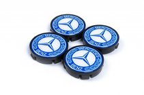 Mercedes-Benz Dekielki na felgi 55,5mm/57mm bez pierścienia (kpl. 4 szt., niebieskie) zdjęcia 1