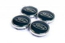 Ford Dekielki na felgi 61/56mm niebieskie (4 szt) zdjęcia 1