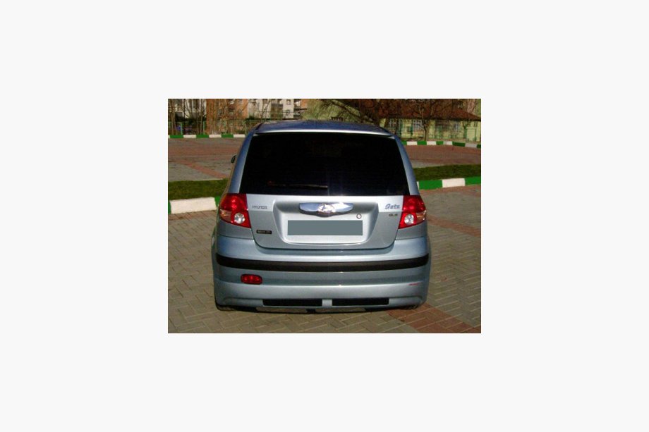 Hyundai Getz 2002- Tylny dolny spoiler (zagruntowany do malowania) Image