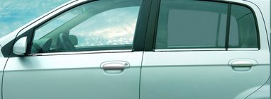 Hyundai Getz 2002- Listwy ozdobne szyb zewnetrzne stal nierdzewna (6 szt.) OmsaLine - Włoska Stal Nierdzewna zdjęcia 5