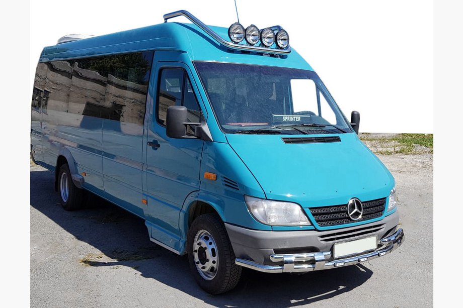 Mercedes Sprinter W901/902/903/904/905 1995–2006 Osłona Przednia ST015-2 (Stal Nierdzewna) 2000-2006 Image