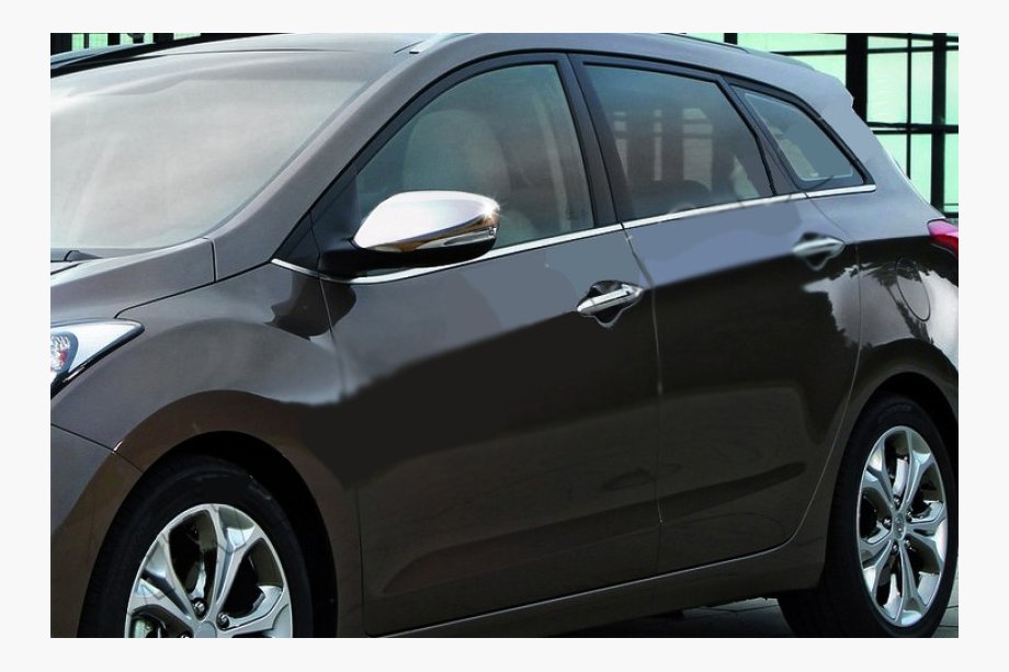 Hyundai Elantra (MD/UD) 2011-2015 Nakładki na lusterka z wycięciem na kierunkowskaz (2 szt., stal nierdzewna) Image