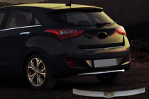 Hyundai I-30 2012-2017 Nakładka na tylny zderzak górna (HB, stal nierdzewna) zdjęcia 1