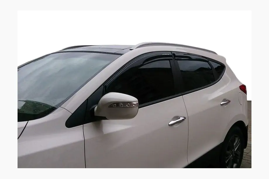 Hyundai IX-35 2010-2015 Chromowane Nakładki na Klamek Drzwi (4 szt, Stal Nierdzewna) Image
