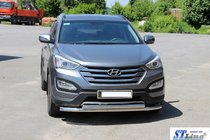 Hyundai Santa Fe 3 2012-2018 Przedni Pałąk ST014 (Stal Nierdzewna) zdjęcia 5