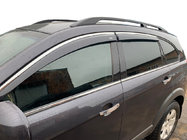 Chevrolet Captiva 2006-2019 Deflektory szyb z chromem (4 szt, CSV029-AC) zdjęcia 1