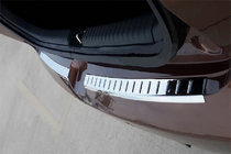 Hyundai I-20 2014-2020 Nakładki na tylny zderzak OmsaLine 2014-2018 (2 szt, stal nierdzewna) zdjęcia 1