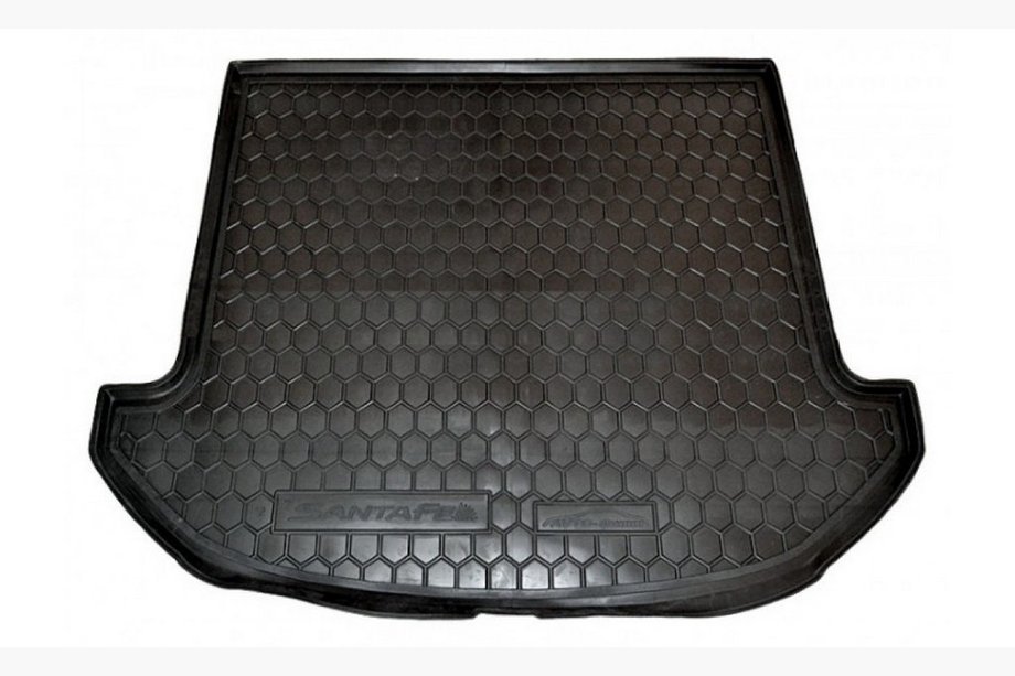 Hyundai Santa Fe 3 2012-2018 Dywanik bagażnika krótka baza 7 miejsc (Autogumm, guma) Image