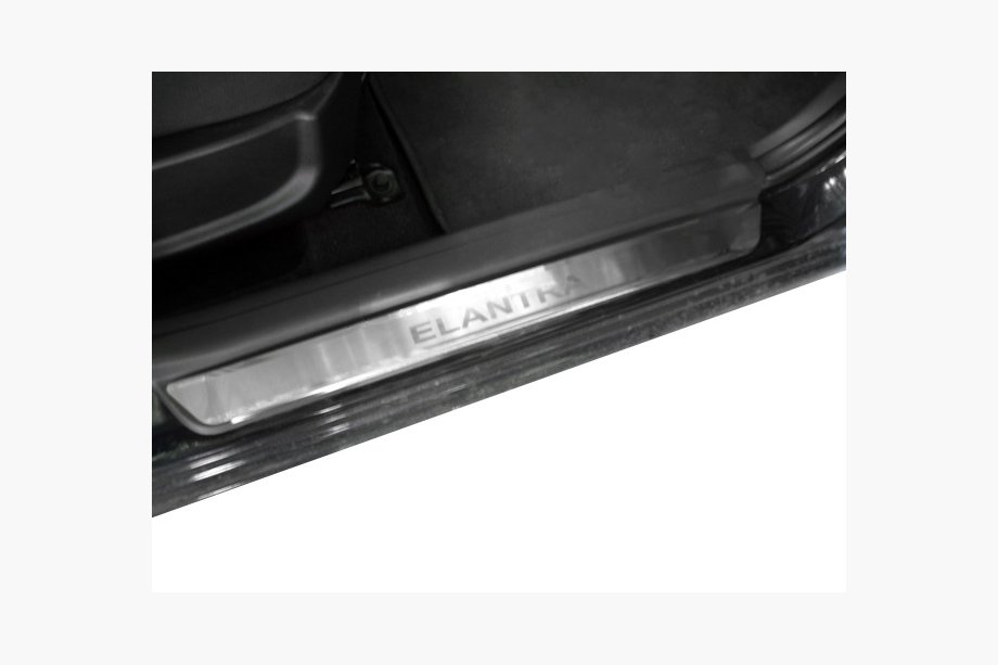 Hyundai Elantra (HD) 2006-2011 Nakładki na Progi Nataniko (4 szt., Stal Nierdzewna) Image