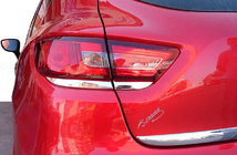 Renault Clio IV 2012-2019 Chromowane nakładki na tylne lampy (2 szt, stal nierdzewna) zdjęcia 1