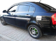 Hyundai Accent 2006-2010 Chromowane Nakładki na Klameki (4 szt) Carmos - Turecka Stal Nierdzewna zdjęcia 3