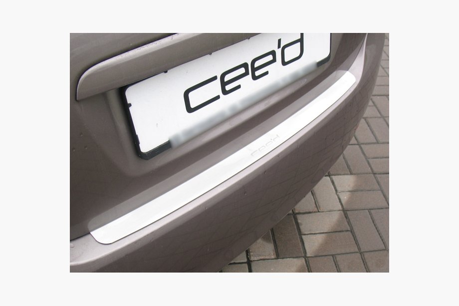 Kia Ceed 2007-2012 Nakładka na tylny zderzak Nataniko (HB, stal nierdzewna) Image