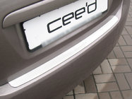 Kia Ceed 2007-2012 Nakładka na tylny zderzak Nataniko (HB, stal nierdzewna) zdjęcia 1
