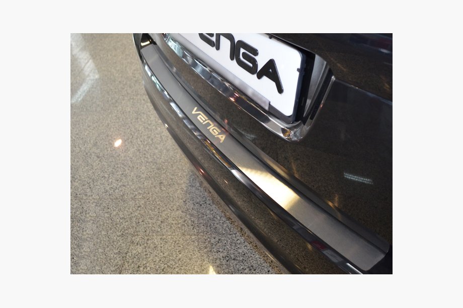 Kia Venga 2010-2019 Nakładka na tylny zderzak Natanika (stal nierdzewna) Image