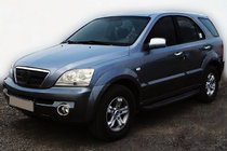 Kia Sorento I BL 2002-2009 Obramowania świateł przeciwmgielnych stal nierdzewna (2 szt.) zdjęcia 1