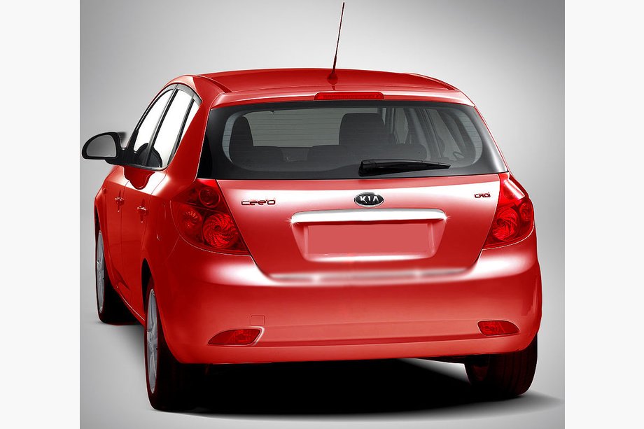 Kia Ceed 2007-2012 Listwa nad tablicą rejestracyjną (HB, stal nierdzewna) Image