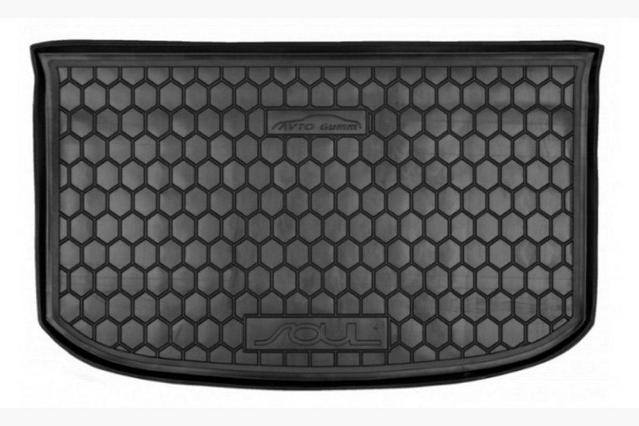 Kia Soul II 2013-2018 Mata bagażnika górna z organizerem (Autogumm, guma) Image