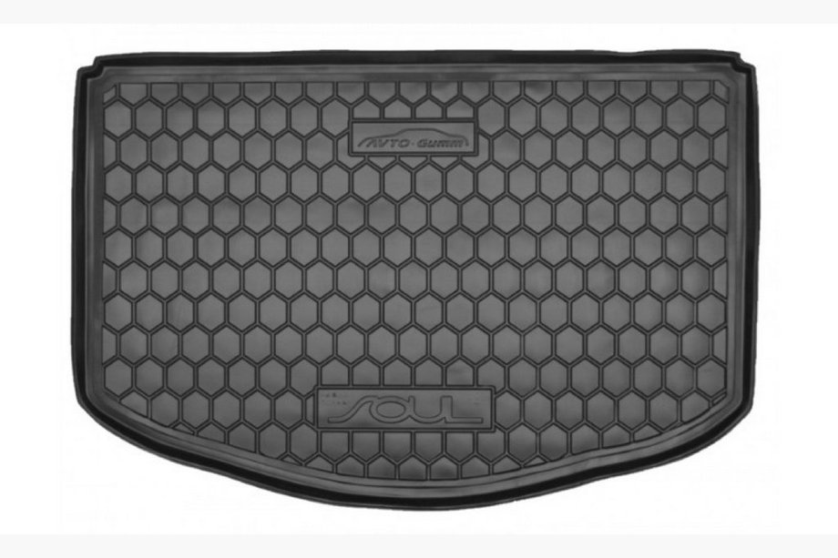 Kia Soul II 2013-2018 Mata bagażnika dolna bez organizera (Autogumm, plastik) Image