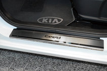 Kia Ceed 2012-2018 Nakładki na Progi Nataniko (4 szt., Stal Nierdzewna) zdjęcia 1