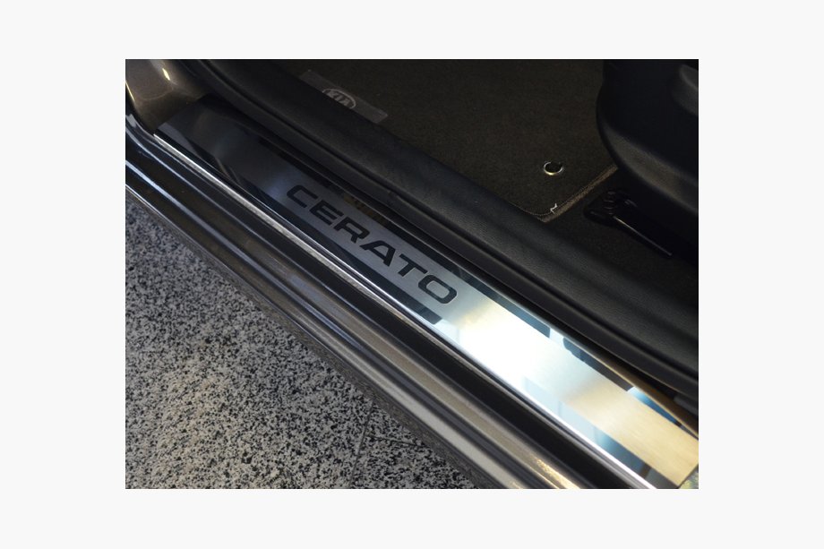 Kia Cerato 1 2004-2009 Nakładki na Progi Nataniko (4 szt., Stal Nierdzewna) Image