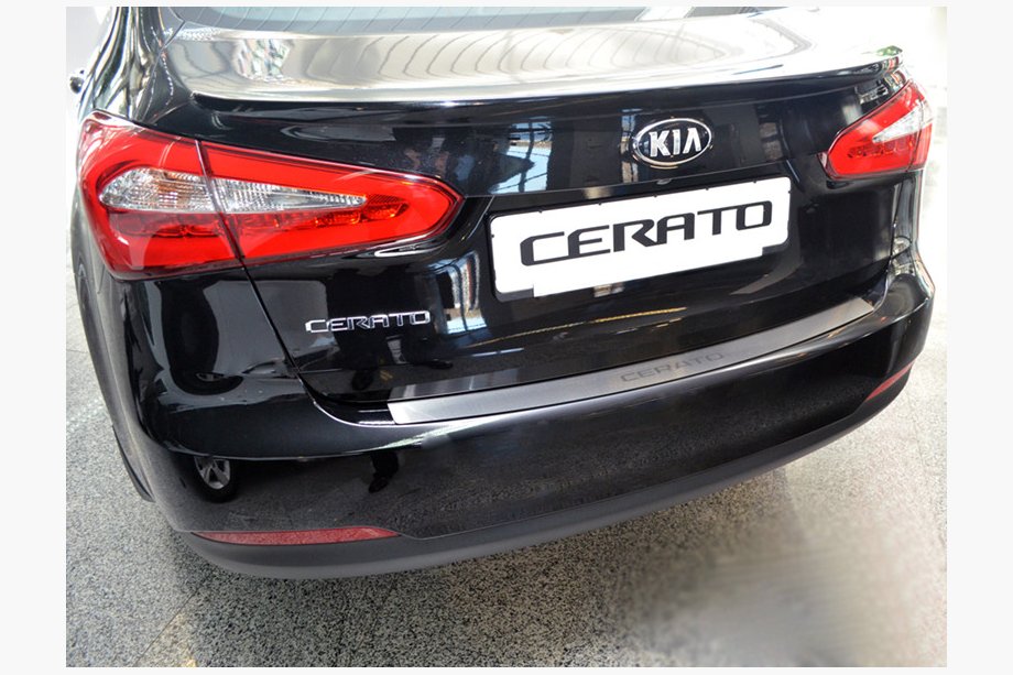 Kia Cerato 3 2013-2018 Nakładka na tylny zderzak Natanika (stal nierdzewna) Image