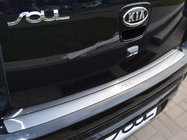 Kia Soul I 2008-2013 Nakładka na tylny zderzak Natanika (stal nierdzewna) zdjęcia 1