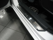 Kia Soul I 2008-2013 Nakładki progowe stal nierdzewna NataNika Premium (4 szt.) zdjęcia 1