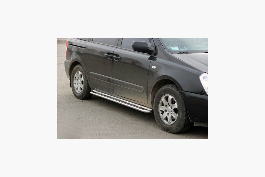 Kia Carnival 2002-2013 Progi Boczne KB001 Stal Nierdzewna Image