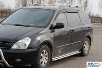 Kia Carnival 2002-2013 Progi Boczne KB001 Stal Nierdzewna zdjęcia 3